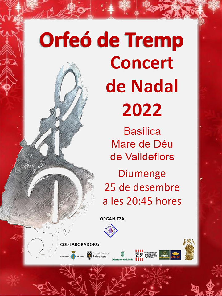 Invitació al Concert de Nadal 2022