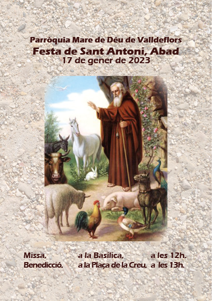 Invitació - Festa de Sant Antoni Abad 2023