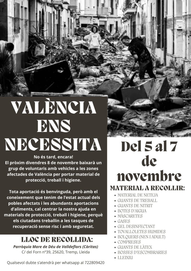 València ens necessita Parròquia Valldeflors