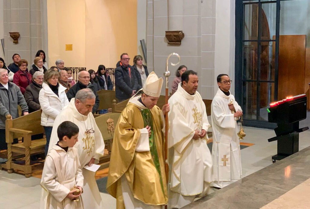 Visita del Bisbe Josep Lluís a la nostra Parròquia