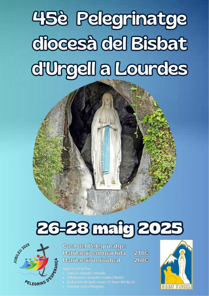 Pelegrinatge diocesà a Lourdes 2025