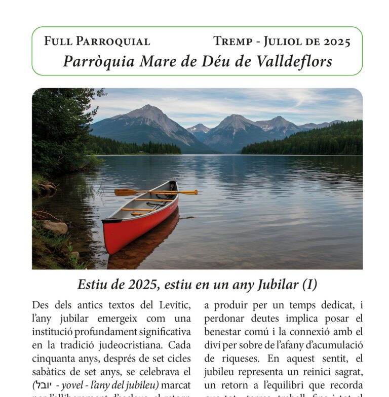El Full Parroquial – Juliol 2025 