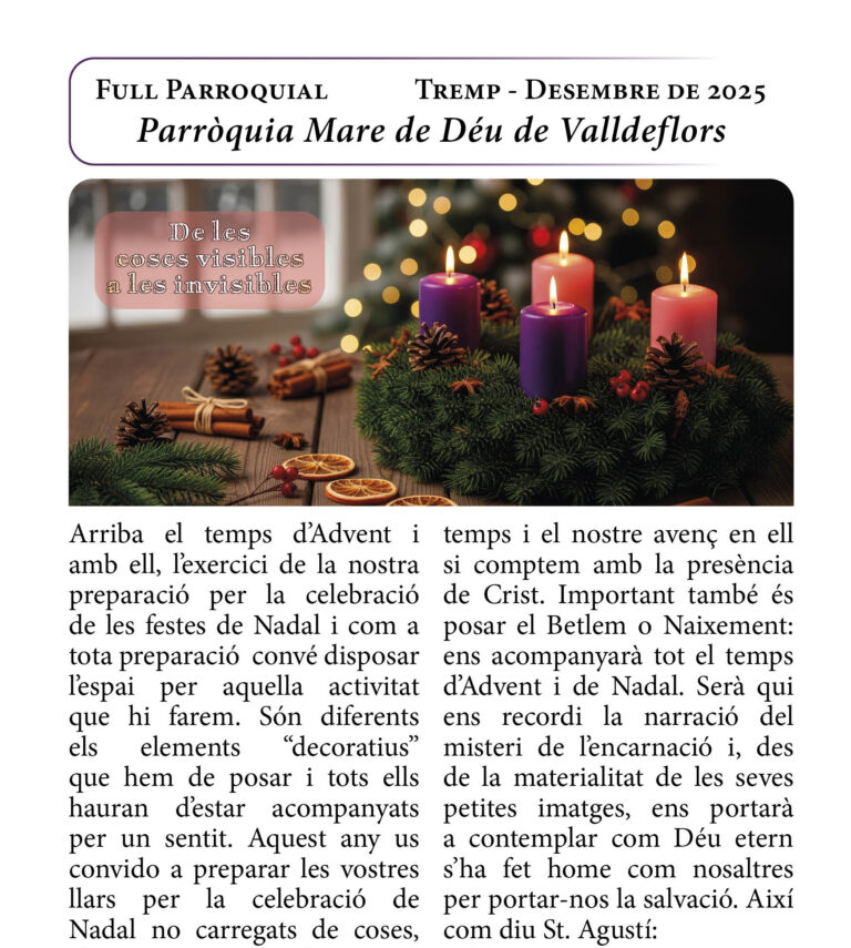 Full Parroquial – Desembre 2025