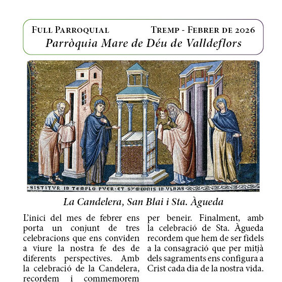 Full Parroquial – Febrer 2026