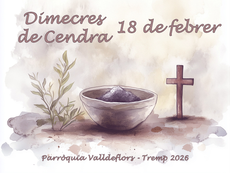 Invitació - Dimecres de Cendra 2026
