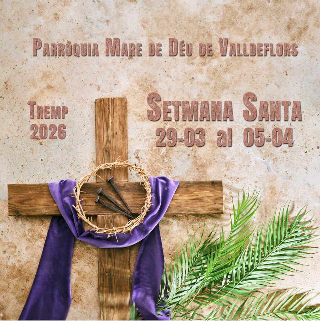 Horari de Celebracions Setmana Santa 2026