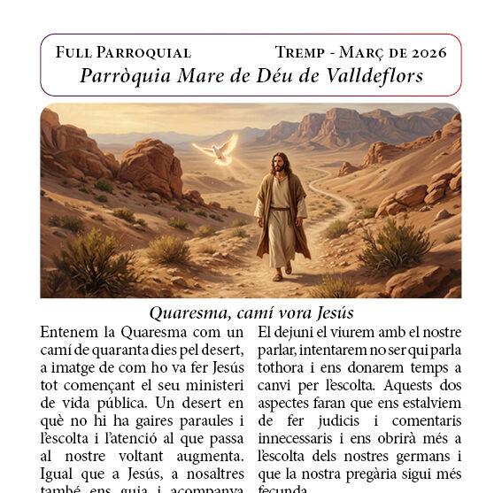 Full Parroquial – Febrer 2026