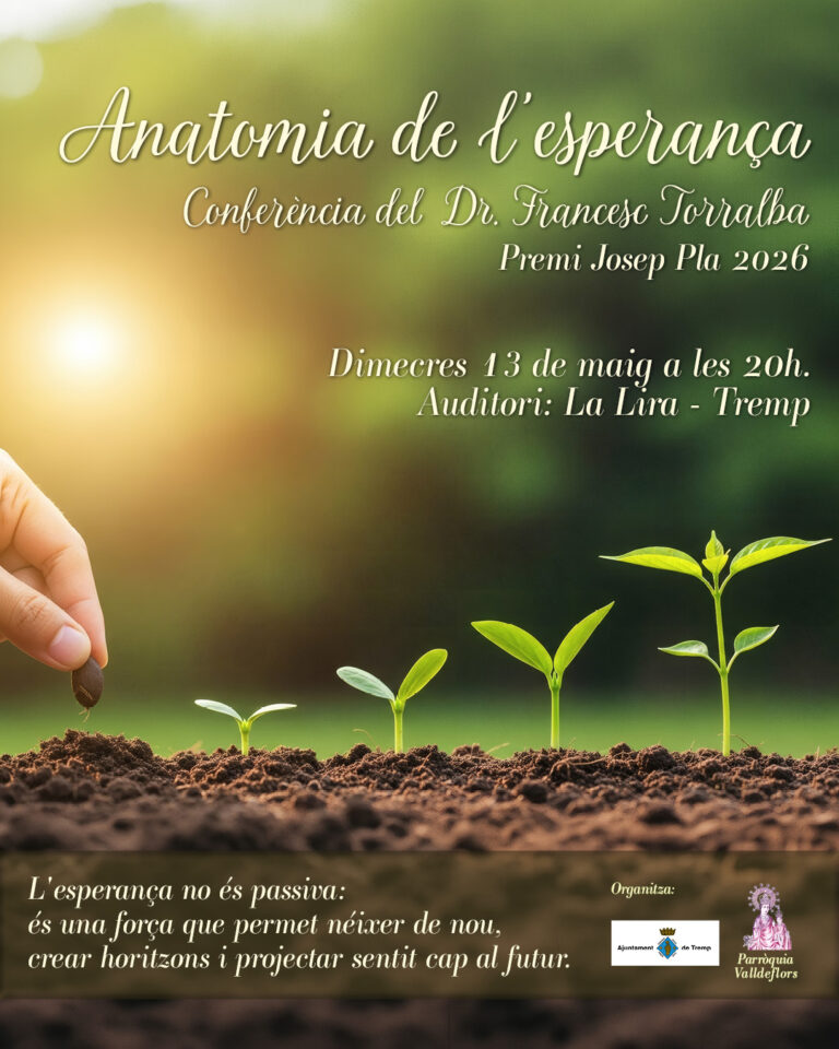 Invitació Conferència: Anatomia de l'Esperança