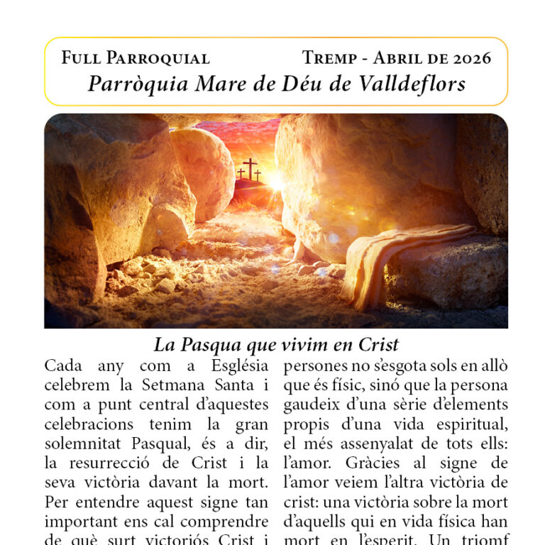 Full Parroquial – Abril 2026