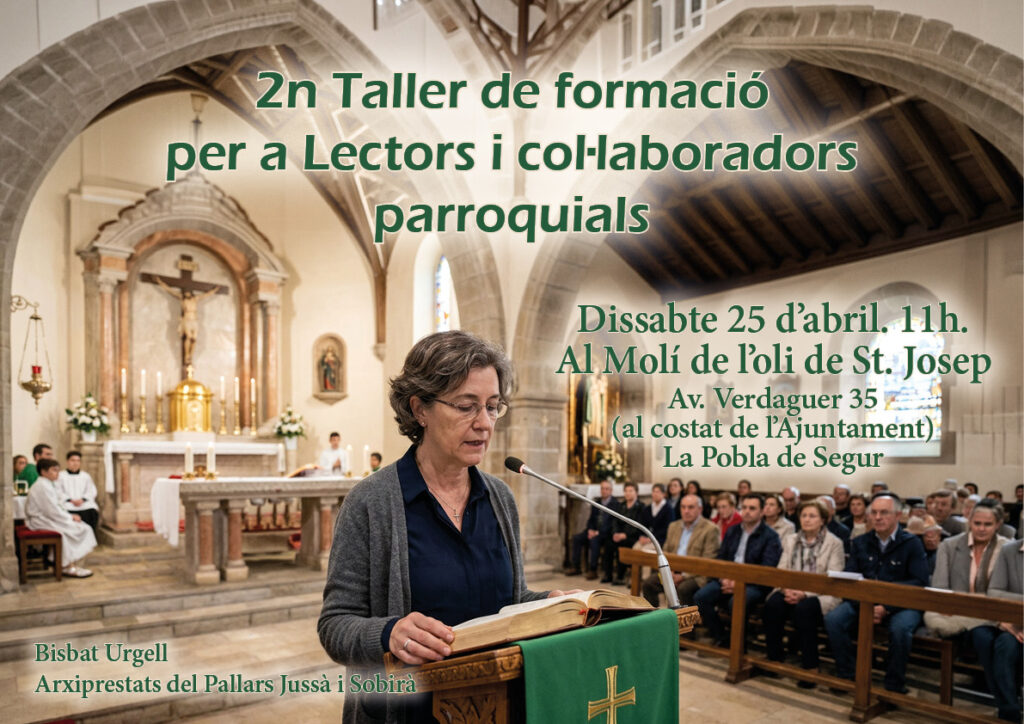 2n Taller de formació per lectors i Col·laboradors Parroquials