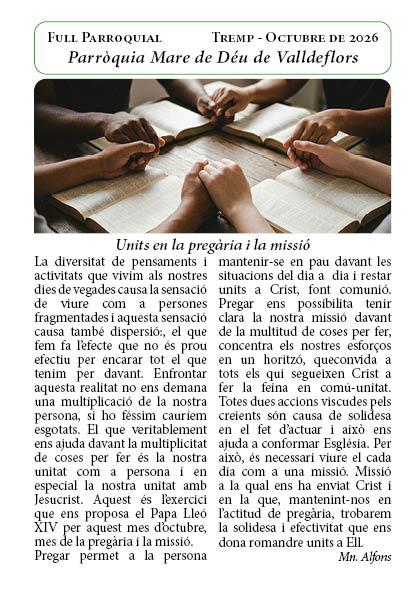 Full Parroquial – Octubre 2026