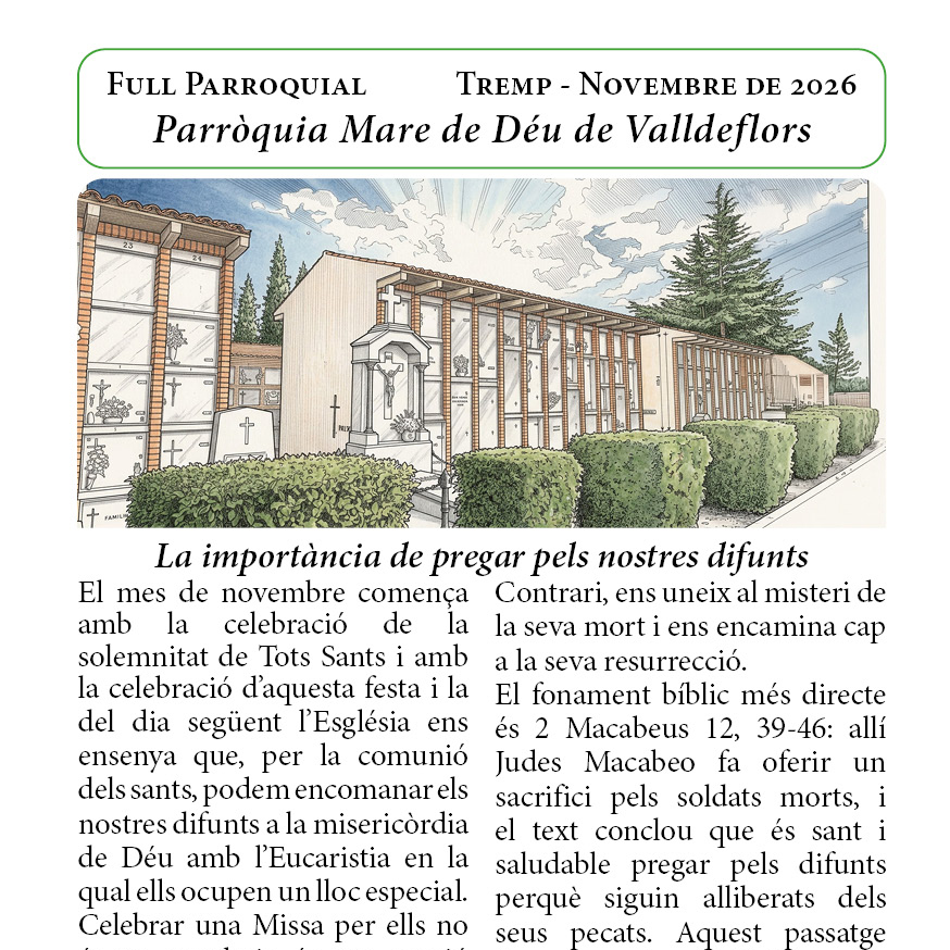 Full Parroquial – Novembre 2026